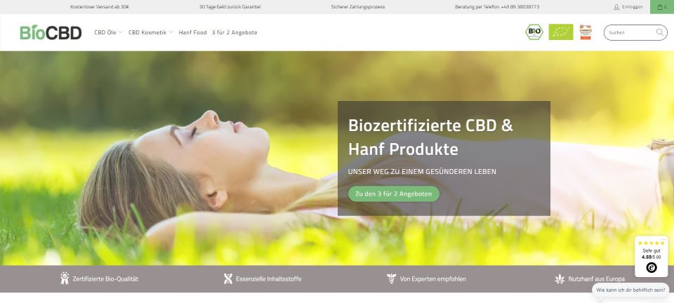 bio cbd shop gutschein website